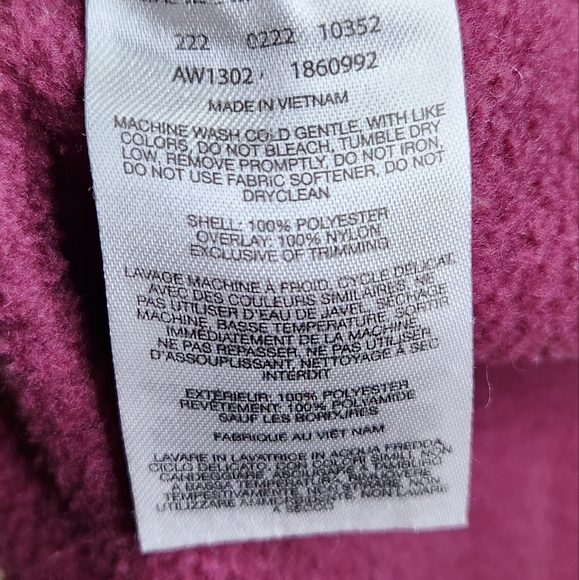 Columbia Sportswear Benton Springs 1/2 Snap Plus Sz 3X Pullover Purple/Maroon - Picture 12 of 12